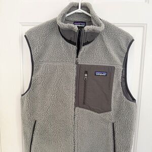 Like New Patagonia Classic Retro-X Fleece Vest Grey - Size Medium